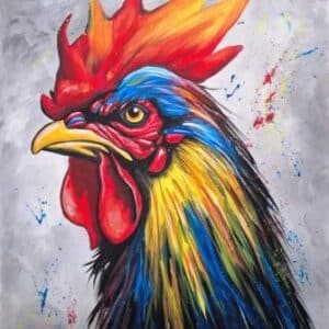 Kazimír a kakas porté