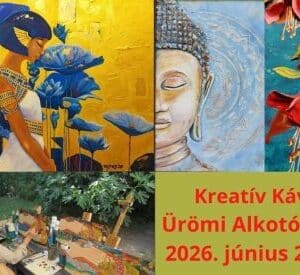 Alkotótábor Üröm 2026. június - 3 napos bérlet