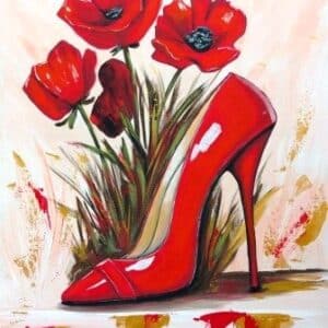 Cipellő - akrilfestés, Szeged